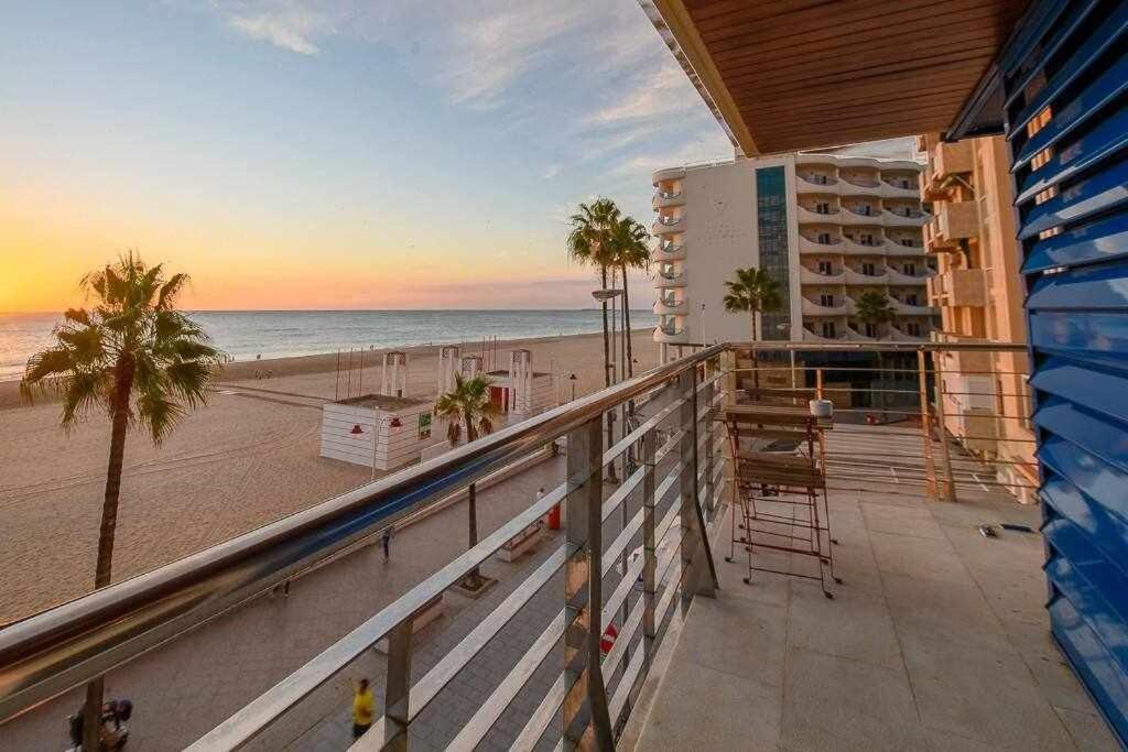 Preciado Apartamento Con Vistas Frontales Al Mar Cádiz Eksteriør bilde
